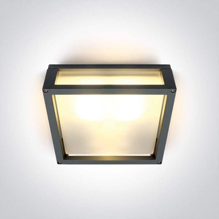 67420B/AN ANTHRACITE E27 2x12W PLAFO IP54 – obrázok 1