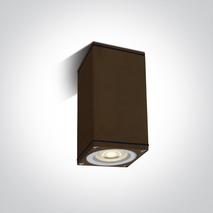 67426D/BR RUST BROWN CEILING GU10 10W IP54 100-240V – obrázok 1