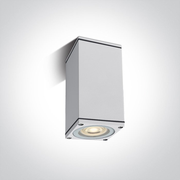 67426D/W WHITE CEILING GU10 10W IP54 100-240V – obrázok 1