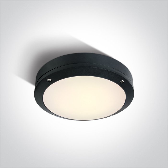 67442/B/W BLACK PLAFO 10W WW IP54 230V – obrázok 1