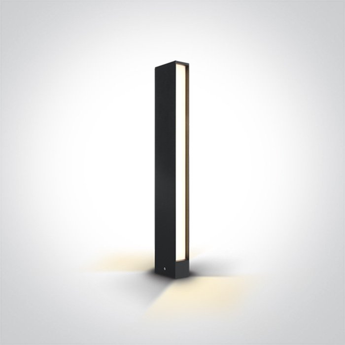 67460B/AN/W ANTHRACITE BOLLARD 60cm 2x6W WW IP54 100-240V – obrázok 1