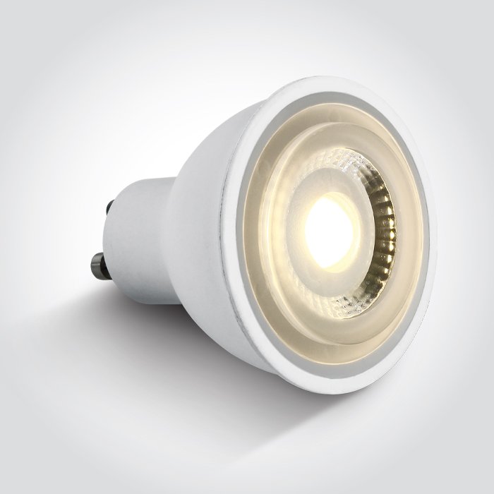 7306CG/W/24 WHITE COB 6W WW GU10 24deg 230V – obrázok 1