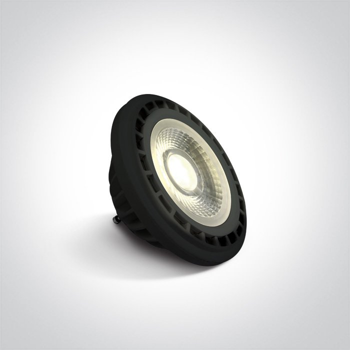 7315GB/C/45 BLACK R111 GU10 13W CW 45deg 230v – obrázok 1