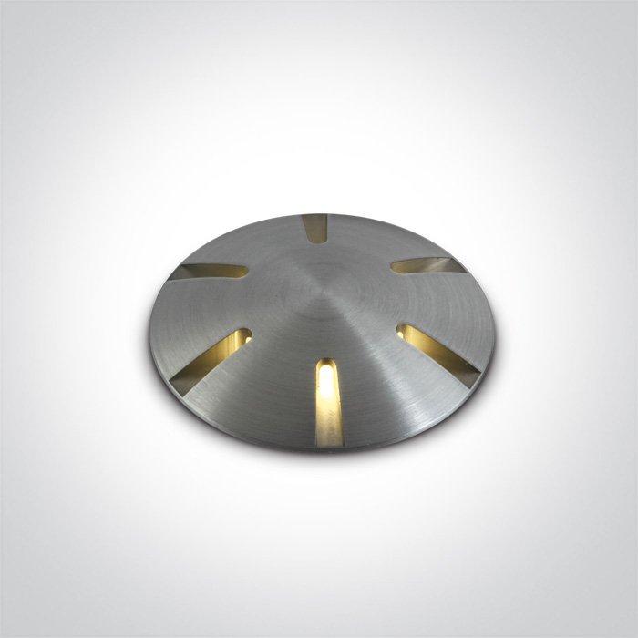 69044/AL/W ALUMINIUM IP67 INGROUND 1W WW 350mA – obrázok 1