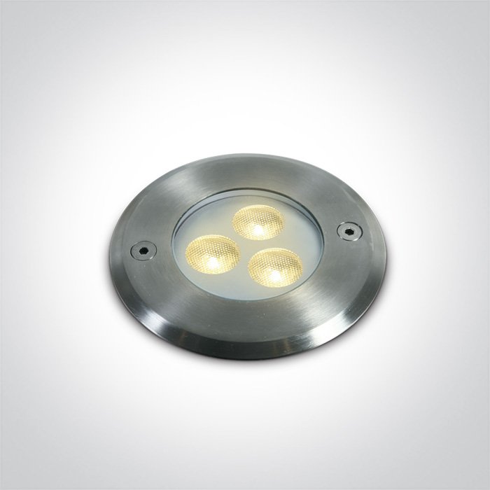 69066A/W 3x1W LED WW SS316 IP68 RECESSED UNDERWATER 24V – obrázok 1