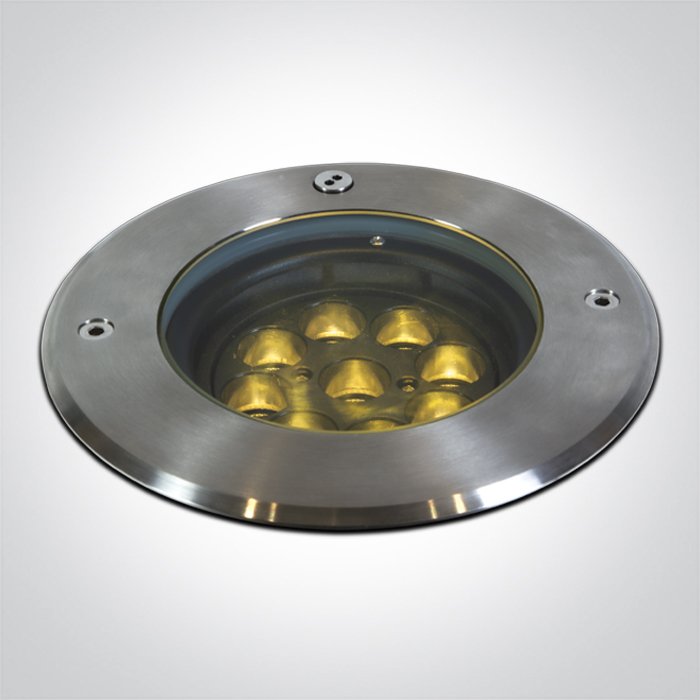 69074B/W SS316L IP67 INGROUND ADJUSTABLE 9x1,5W WW 230V DARK LIGHT – obrázok 1