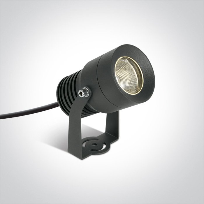 7046/AN/W ANTHRACITE 10W WW 50d IP65 SPIKE 230V – obrázok 1