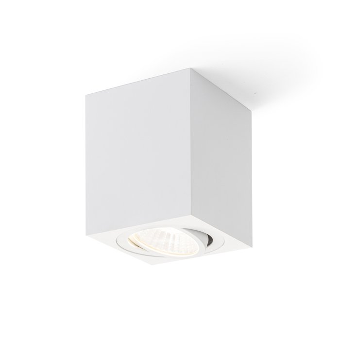 RENDL MAYO SQ stropná výklopná biela 230V/700mA LED 9W 36° 2700K – obrázok 1