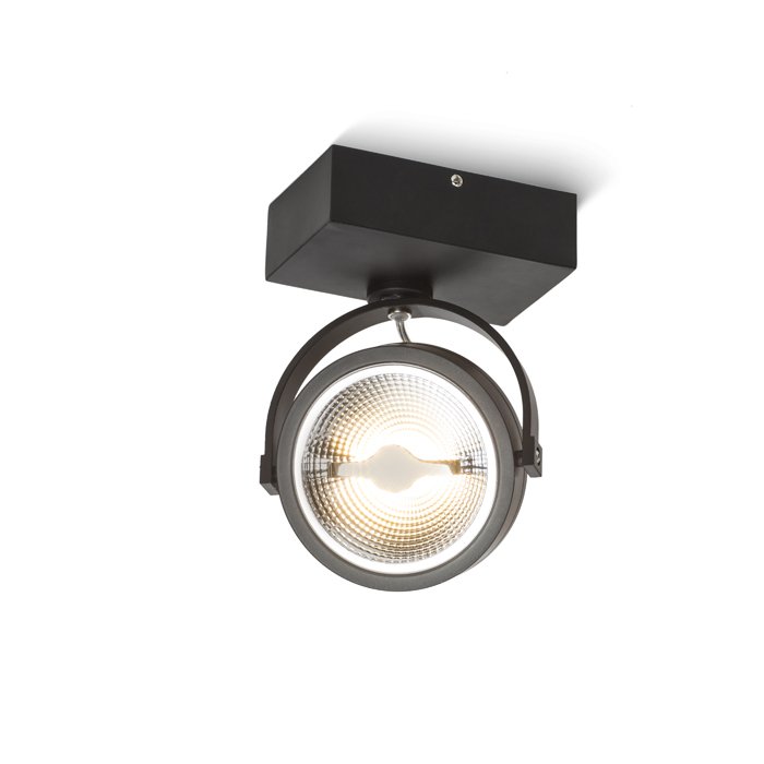 RENDL KELLY LED I nástenná čierna 230V LED 12W 24° 3000K – obrázok 1