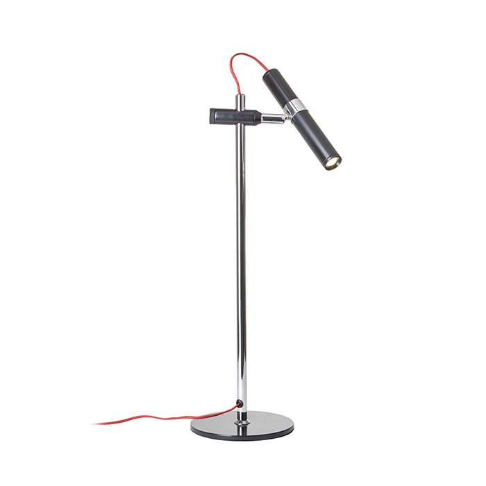 RENDL VIPER TL čierna chróm 230V LED 3W 60° 3000K – obrázok 1