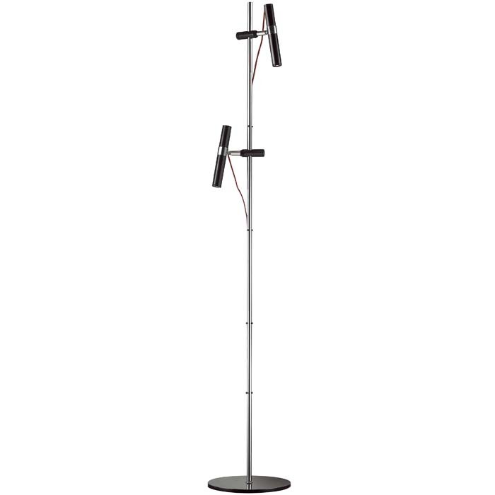 RENDL VIPER FL čierna chróm 230V LED 2x3W 60° 3000K – obrázok 1