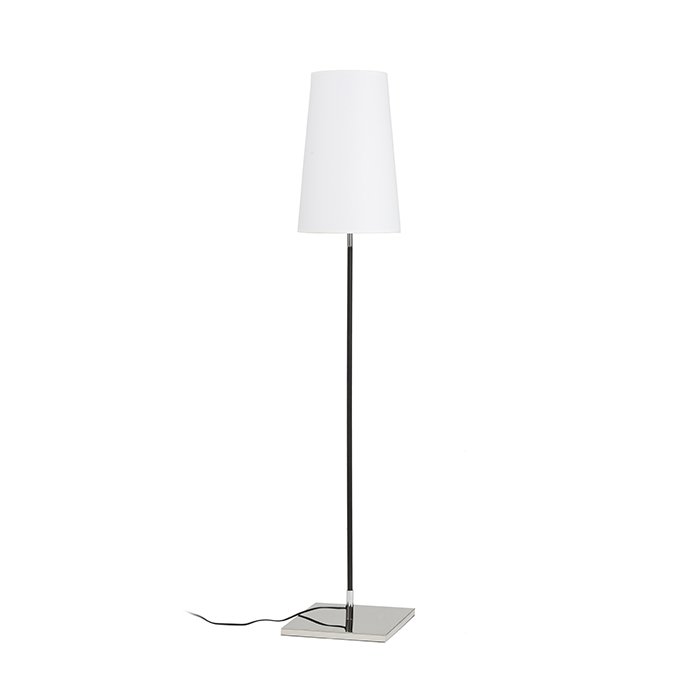 RENDL LULU stojanová biela/čierna chróm 230V LED E27 8W – obrázok 1