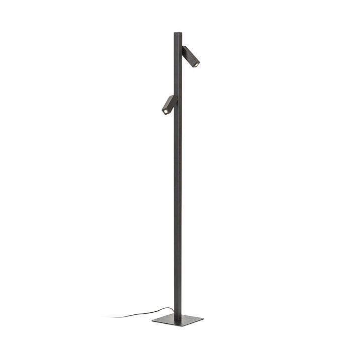 RENDL FADO stojanová čierna 230V LED 2x3W 45° 3000K – obrázok 1