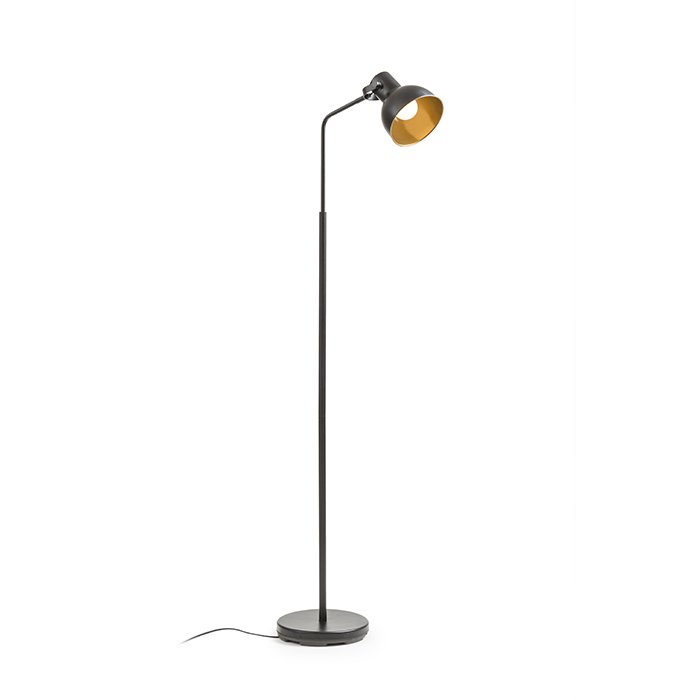 RENDL ROSITA stojanová čierna/zlatá 230V LED E27 11W – obrázok 1