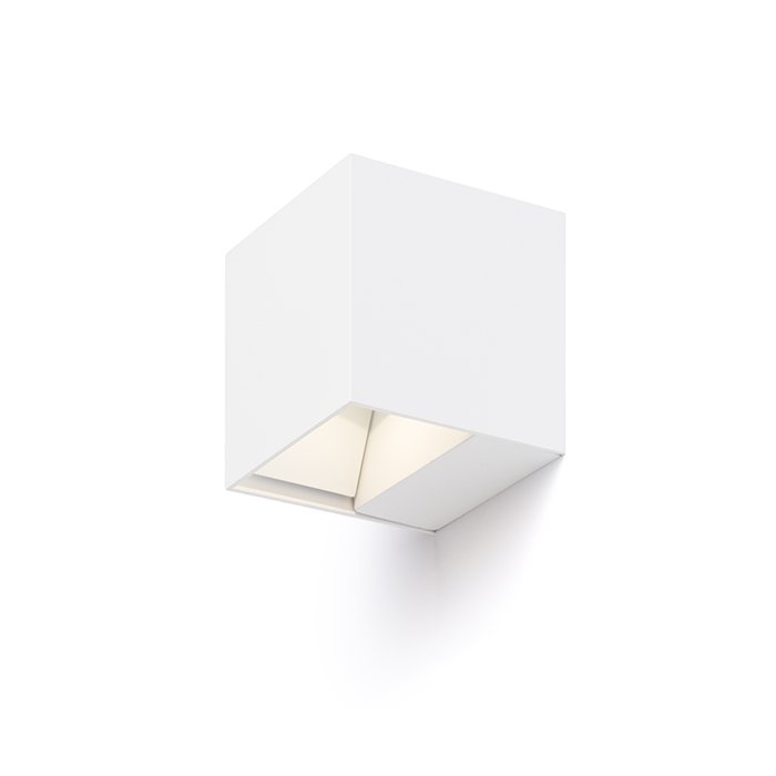 RENDL CARRE nástenná biela 230V LED 2x3W IP54 3000K – obrázok 1