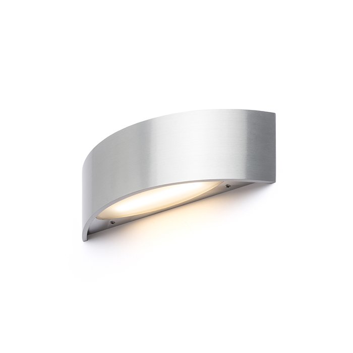 RENDL NAXOS nástenná česaný kov 230V LED 6W 3000K – obrázok 1