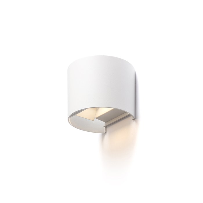 RENDL TITO R nástenná biela 230V LED 6W IP54 3000K – obrázok 1