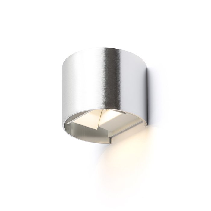 RENDL TITO R nástenná česaný hliník 230V LED 6W IP54 3000K – obrázok 1