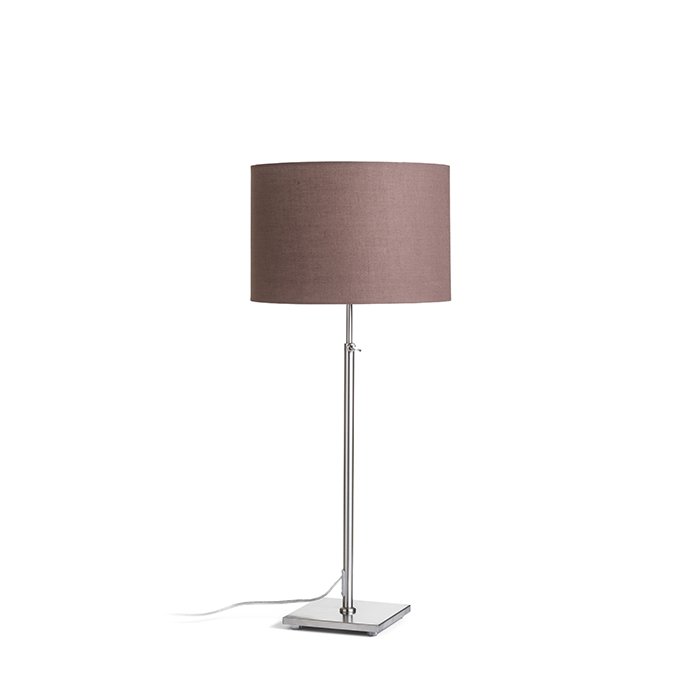RENDL EDIKA stolná hnedá matný nikel 230V LED E27 15W – obrázok 1