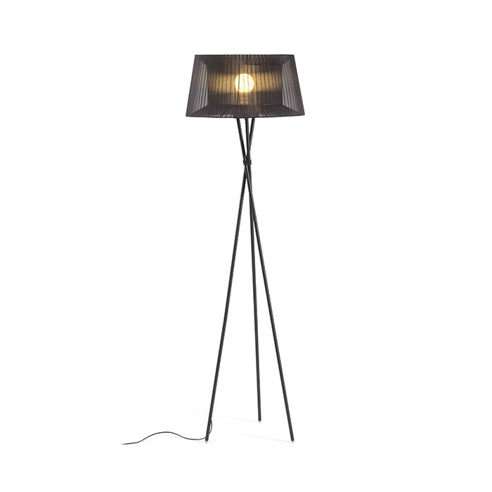 RENDL BOULOGNE stojanová čierna 230V LED E27 15W – obrázok 1