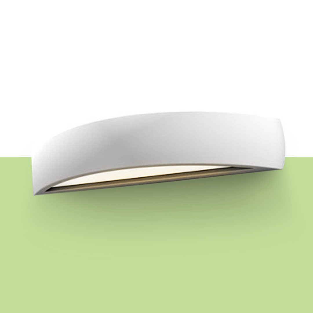 RENDL CRESCENT L nástenná sadrová 230V LED E14 2x6W – obrázok 1