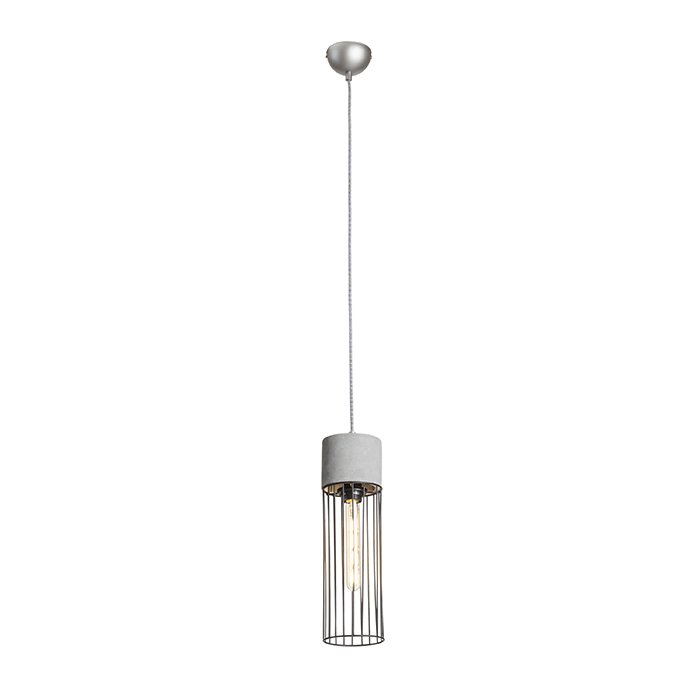 RENDL BURTON závesná betón 230V LED E27 11W – obrázok 1