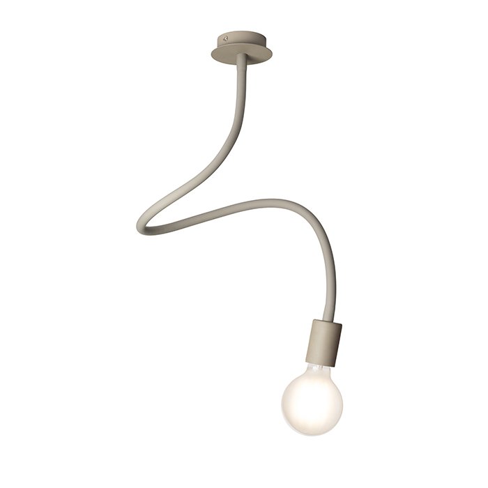 RENDL LOYD E27 I stropná béžovo-sivá 230V LED E27 15W – obrázok 1