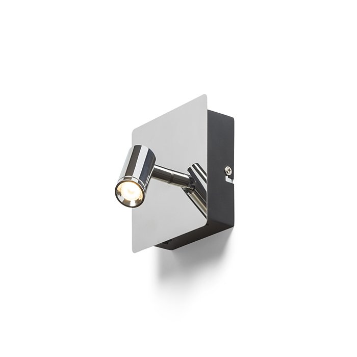 RENDL TIARA nástenná chróm 230V LED 2x3W 25° 3000K – obrázok 1