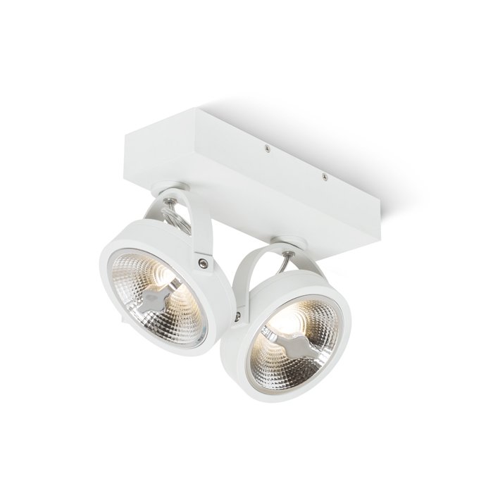 RENDL KELLY LED II DIMM nástenná biela 230V LED 2x12W 24° 3000K – obrázok 1