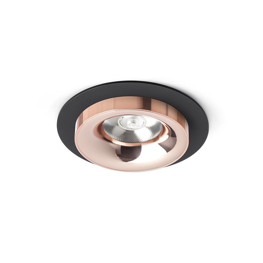 RENDL SHARM R I zápustná čierna meď/meď 230V LED 10W 24° 3000K – obrázok 1