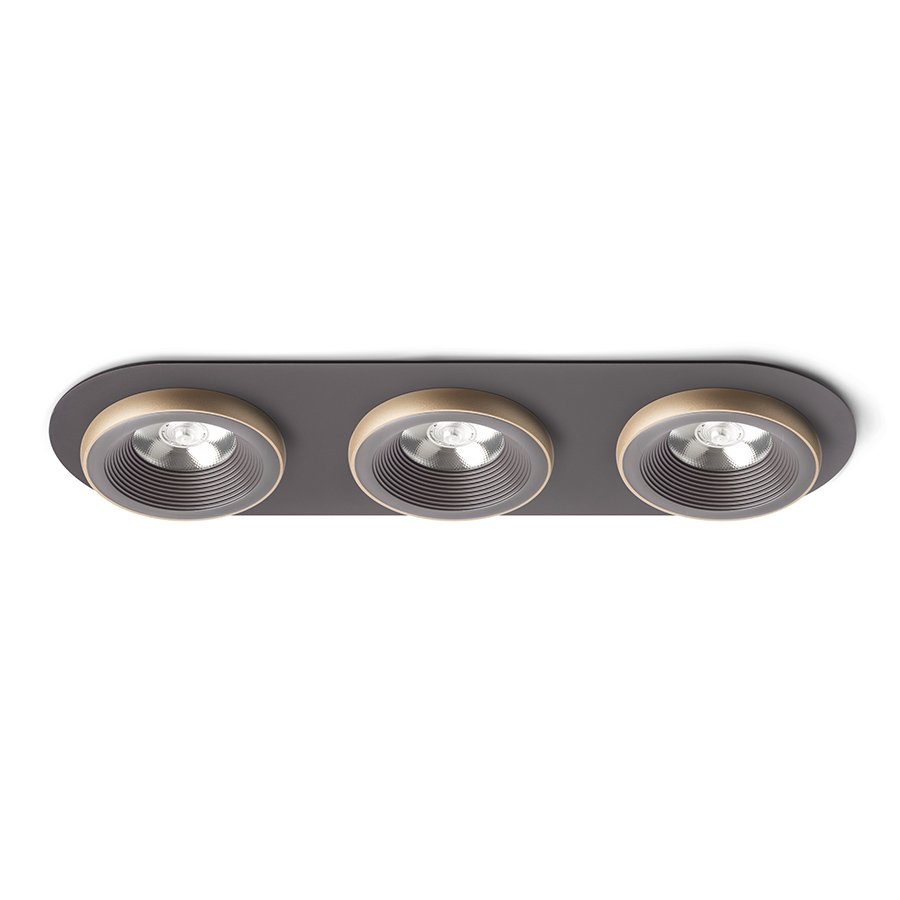 RENDL SHARM R III zápustná hnedá/perlová zlatá 230V LED 3x10W 24° 3000K – obrázok 1