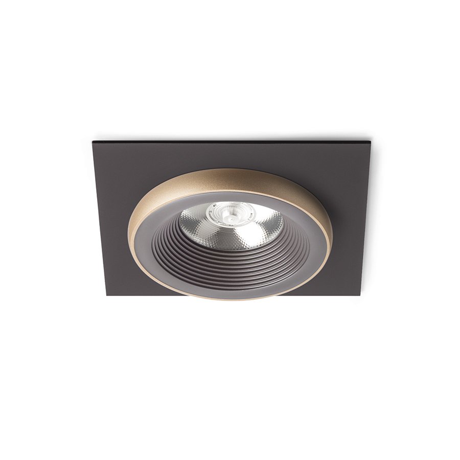RENDL SHARM SQ I zápustná hnedá/perlová zlatá 230V LED 10W 24° 3000K – obrázok 1