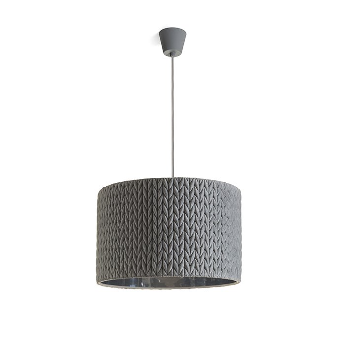 RENDL AINO 40 závesná sivá chróm 230V LED E27 15W – obrázok 1