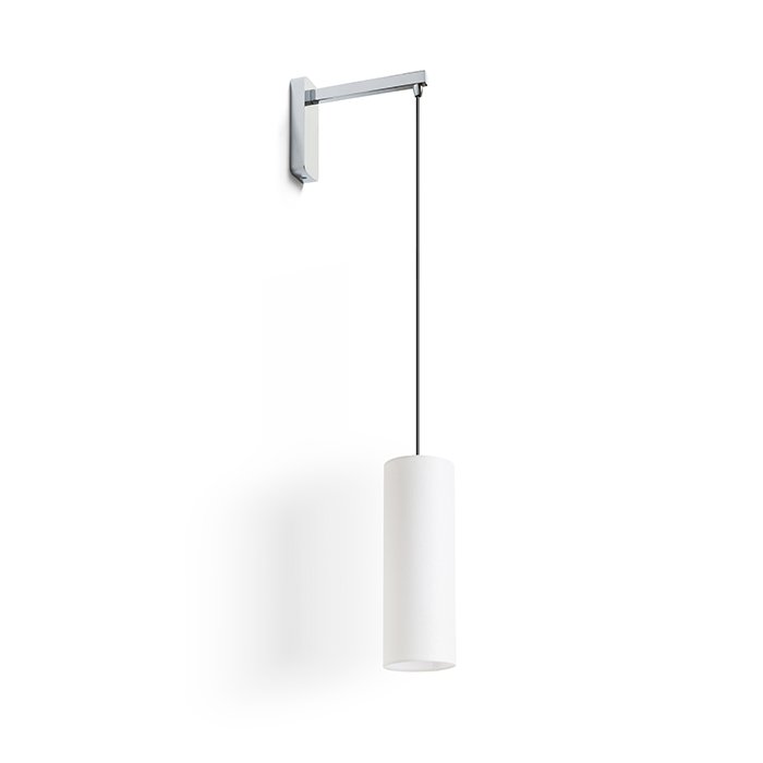 RENDL HUDSON nástenná biela chróm 230V LED E27 11W – obrázok 1