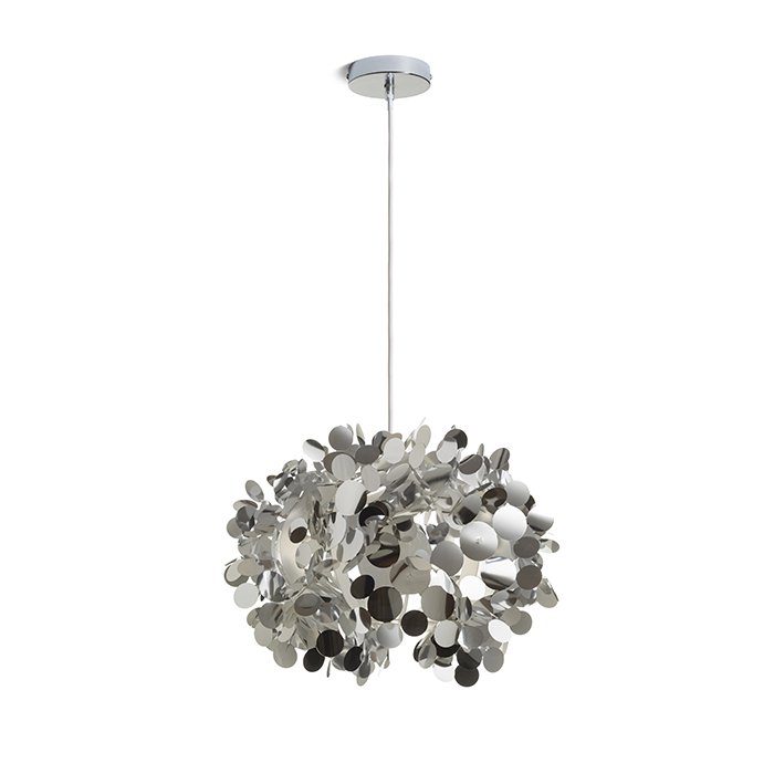 RENDL CONFETTI závesná chrómová fólia 230V LED E27 15W – obrázok 1
