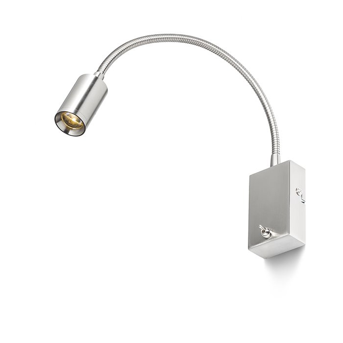 RENDL VERSA nástenná matný nikel 230V LED 3W 40° 3000K – obrázok 1