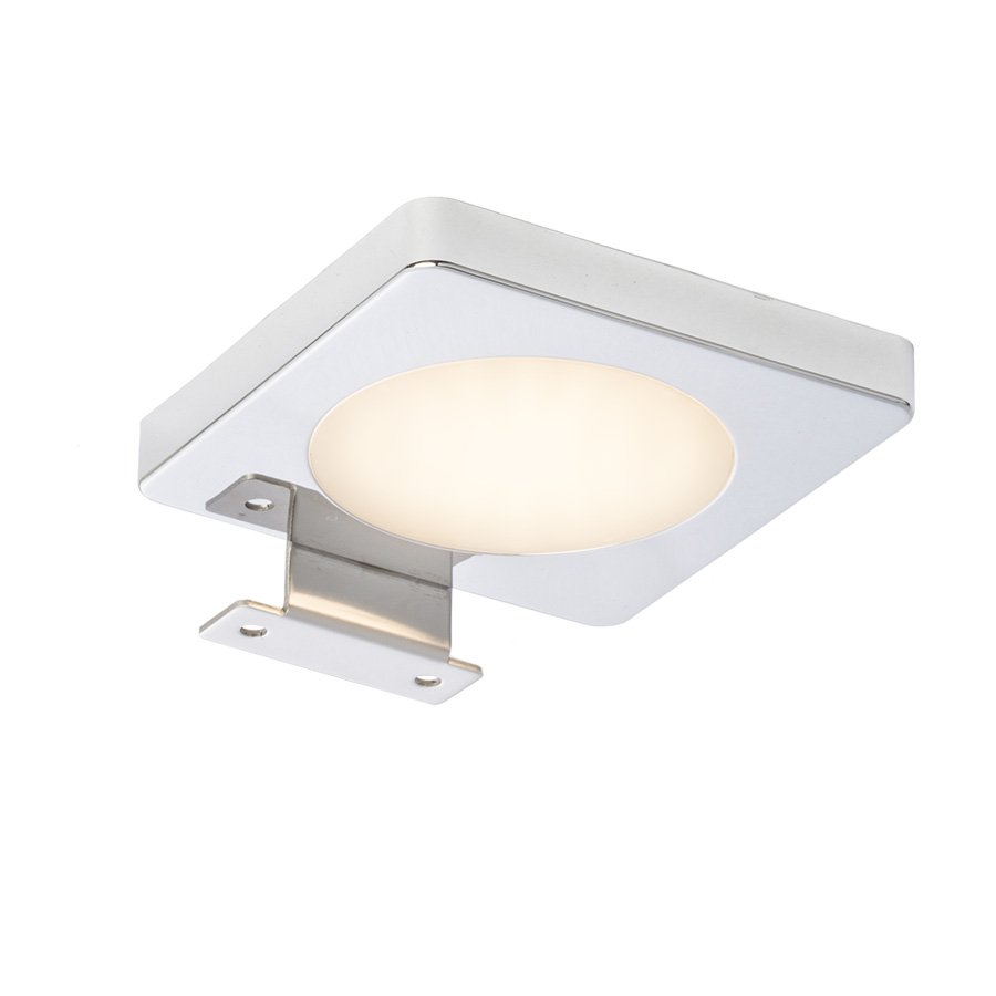 RENDL YOLO SQ nad zrkadlo chróm 12V= LED 4W IP44 3000K – obrázok 1
