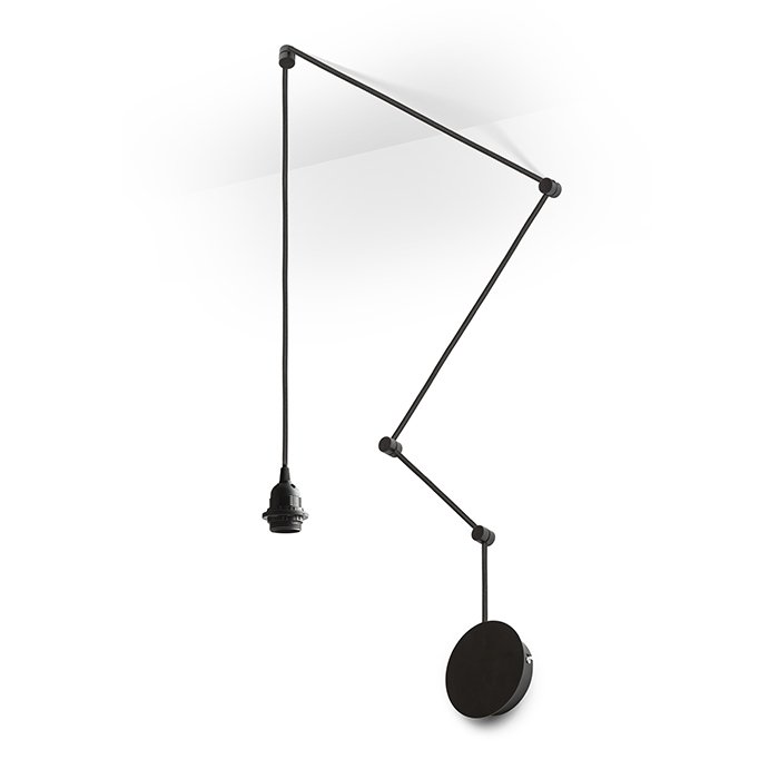 RENDL SPIDER I závesná súprava čierna 230V LED E27 15W – obrázok 1