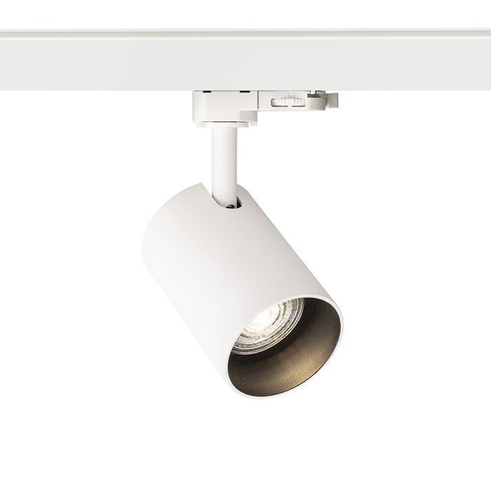 RENDL CONNOR na trojokruh. lištu biela/čierna 230V LED GU10 10W – obrázok 1