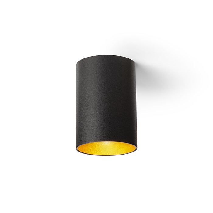 RENDL CONNOR stropná čierna/zlatá 230V LED GU10 10W – obrázok 1