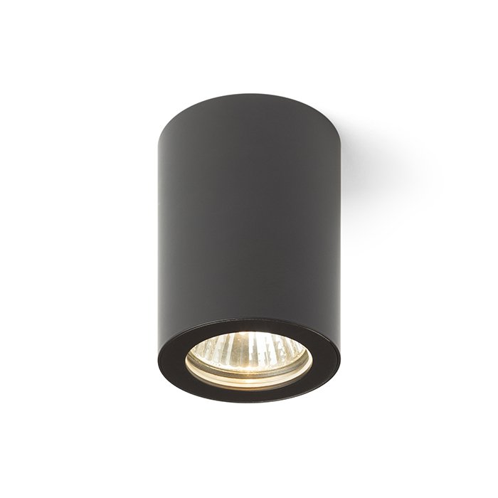 RENDL LOLA 88 stropná čierna 230V GU10 15W IP54 – obrázok 1