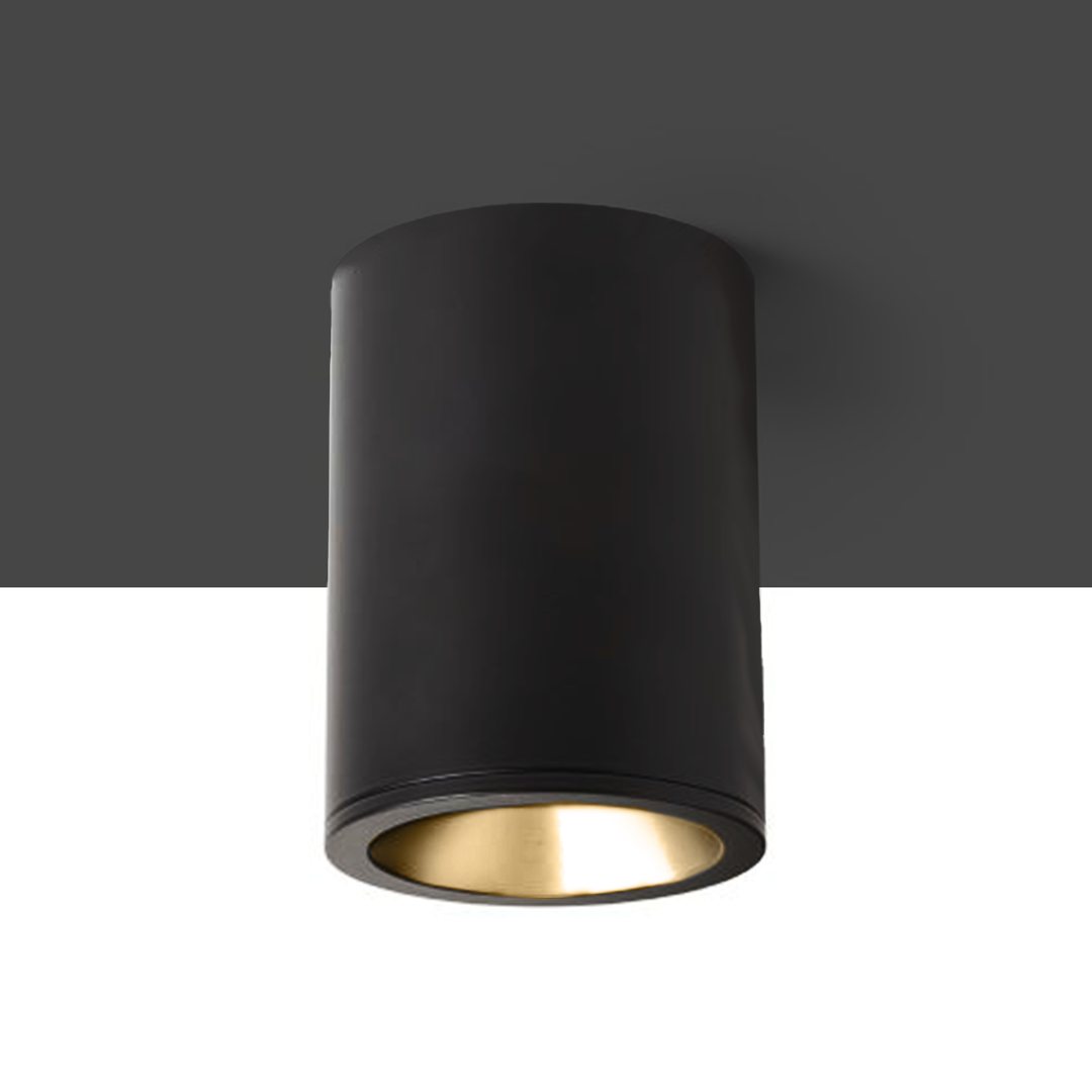 RENDL EILEEN stropná čierna 230V LED GU10 7W IP65 – obrázok 1