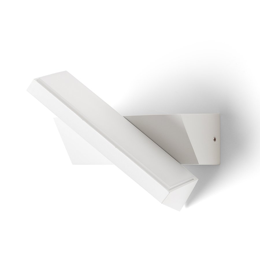 RENDL TWIST nástenná biela 230V LED 12W IP65 3000K – obrázok 1