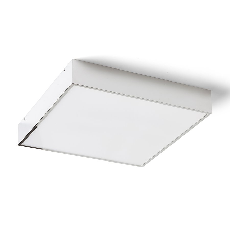 RENDL MERANO LED 35 stropná chróm/matný akrylát 230V LED 24W IP44 3000K – obrázok 1