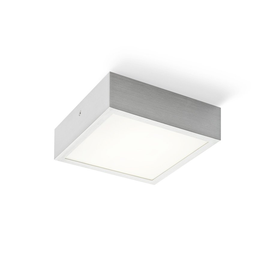 RENDL STRUCTURAL LED 20x20 prisadená česaný hliník 230V LED 12W 3000K – obrázok 1