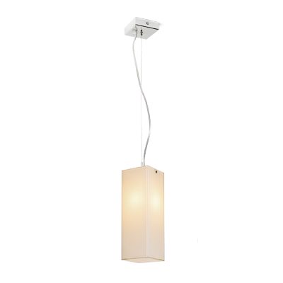 RENDL LUCIA 30x10 závesná satinované sklo/chróm 230V LED E27 15W