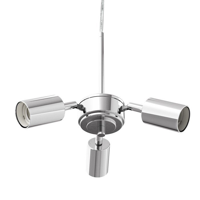 RENDL TRIX závesná súprava chróm 230V LED E27 3x15W – obrázok 1