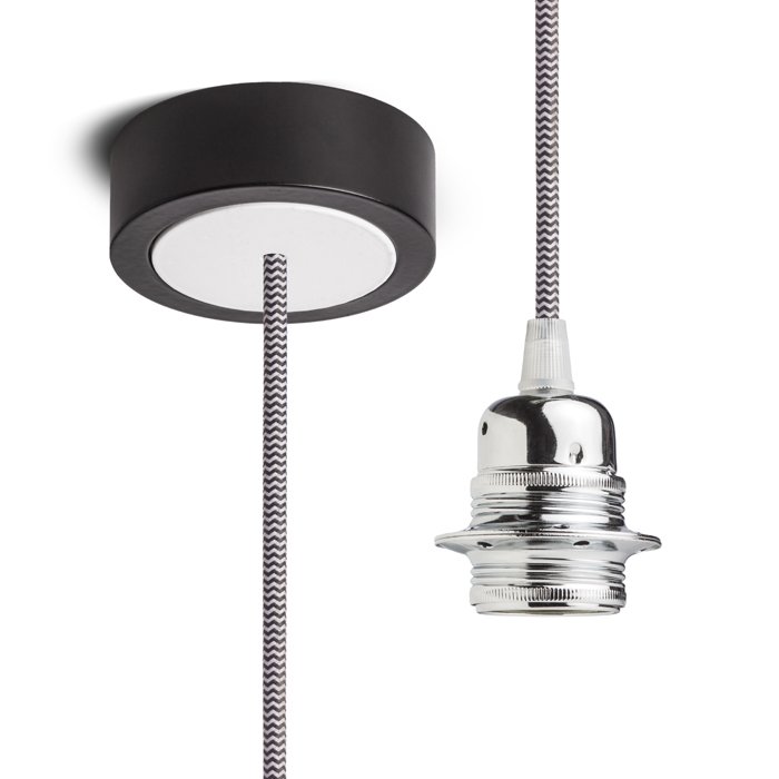 RENDL HEX závesná súprava ČZ+Č/BK+CHO+BK1 230V LED E27 15W – obrázok 1