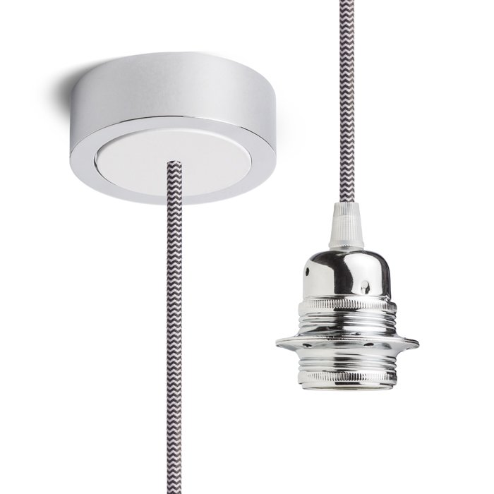 RENDL HEX závesná súprava CHZ+Č/BK+CHO+BK1 230V LED E27 15W – obrázok 1