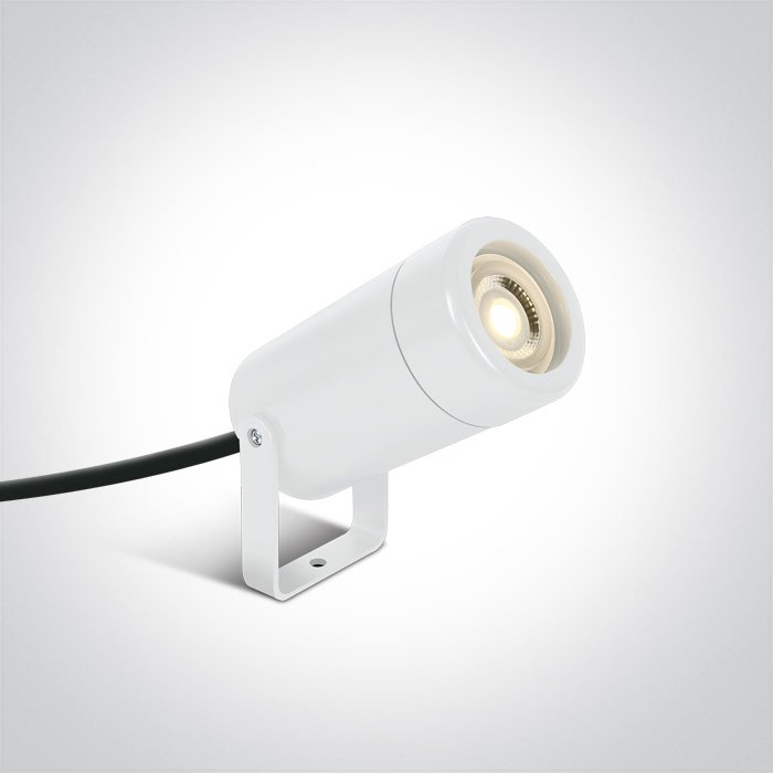 67200G/W WHITE SPOT GU10 6W IP65 100-240V – obrázok 1